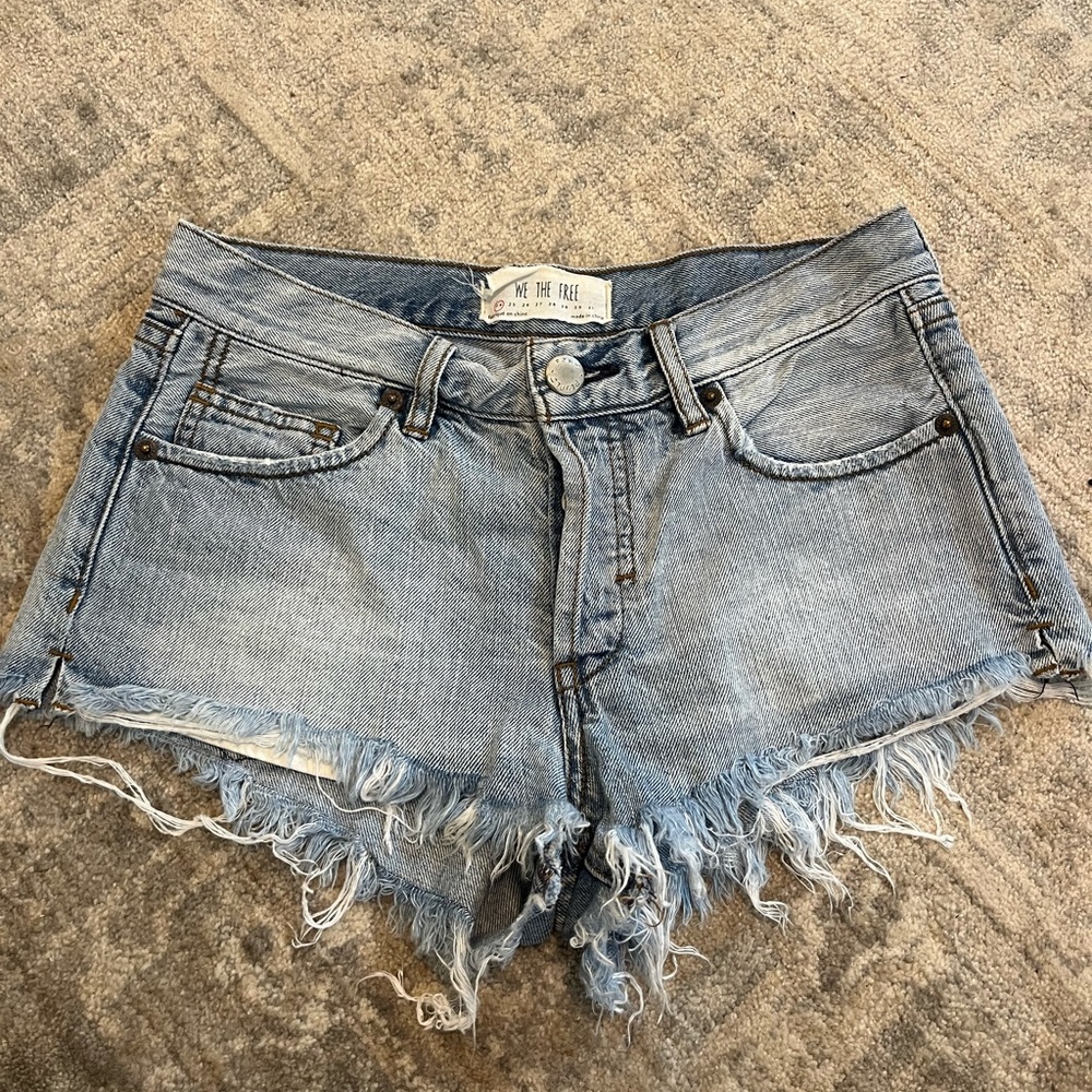 Free People We The Free denim shorts